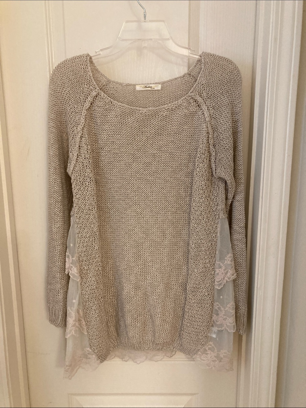 Tunic Beige Sweater